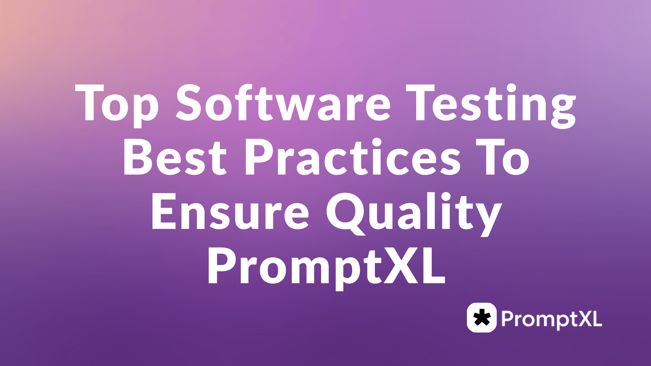 Software Testing Best Practices