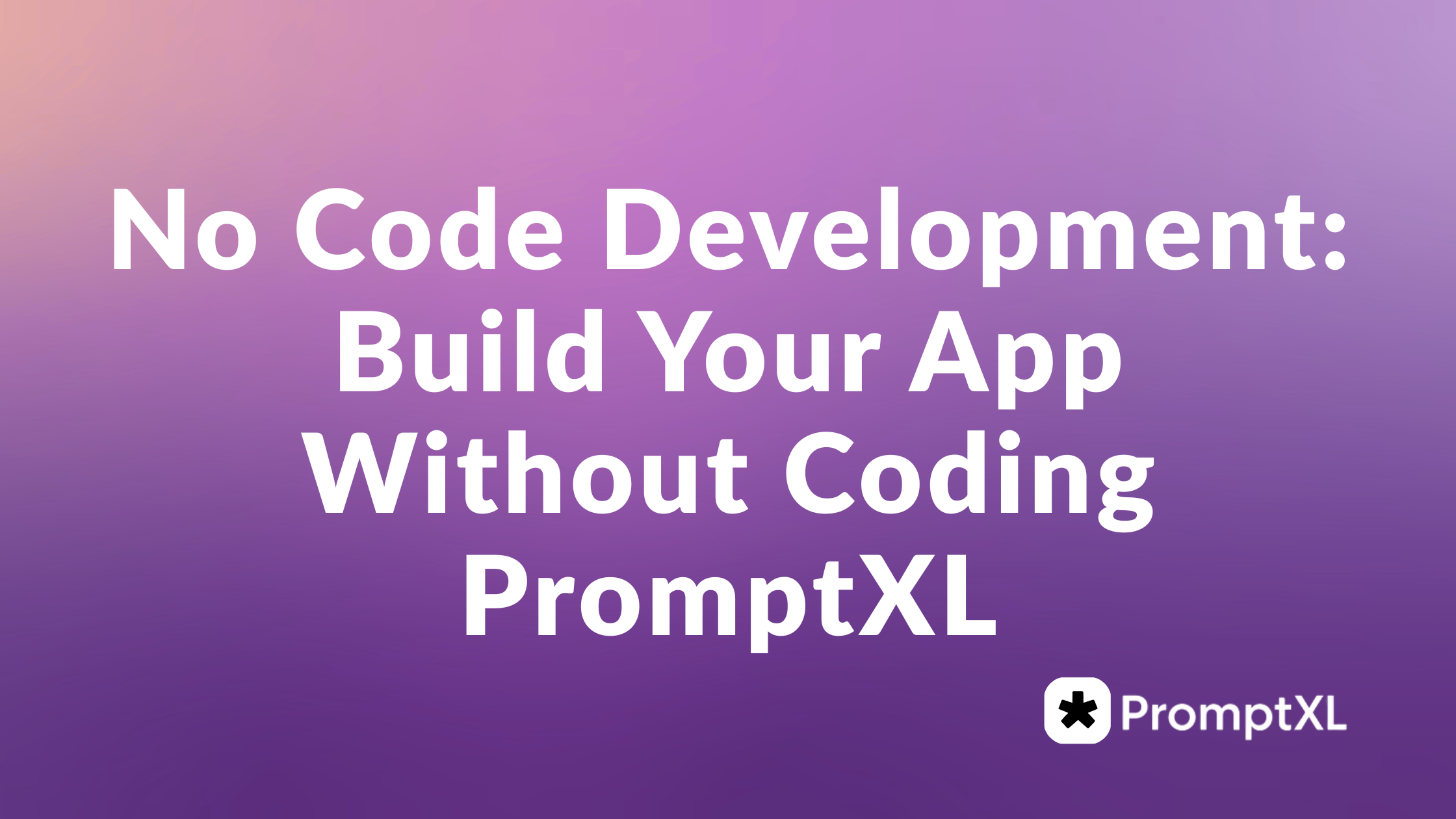 No Code Development