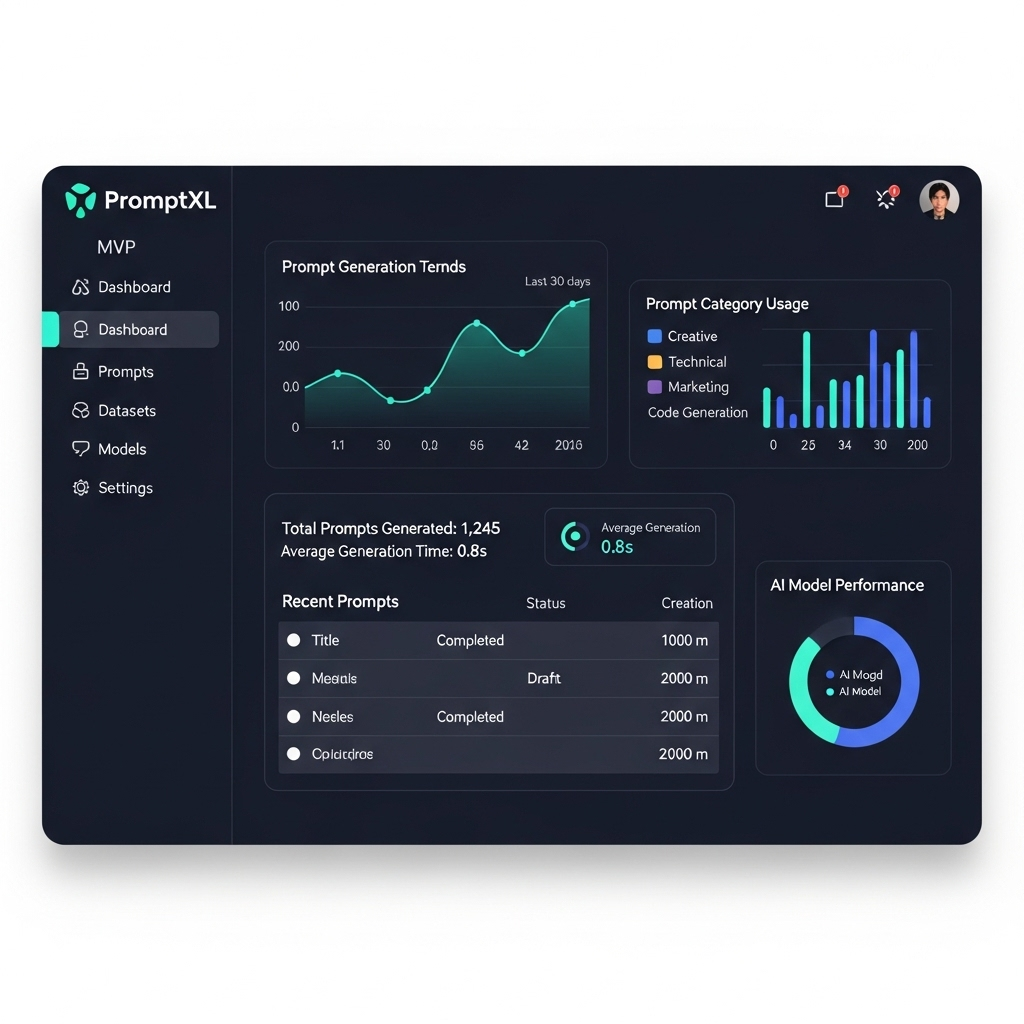  MVP Development dashboard