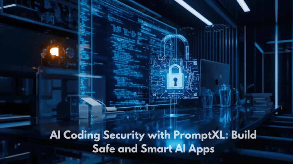 AI developer building a secure application using PromptXL