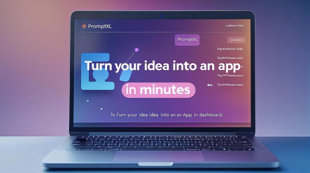 “PromptXL AI app creation platform demo”