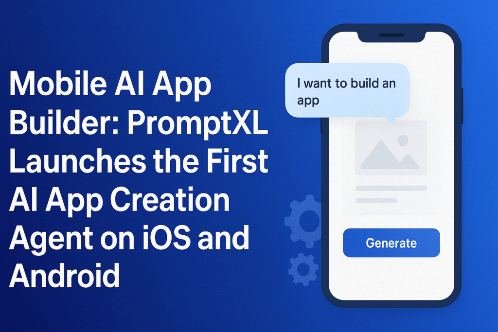 Mobile AI App Builder: PromptXL Launches on iOS & Android