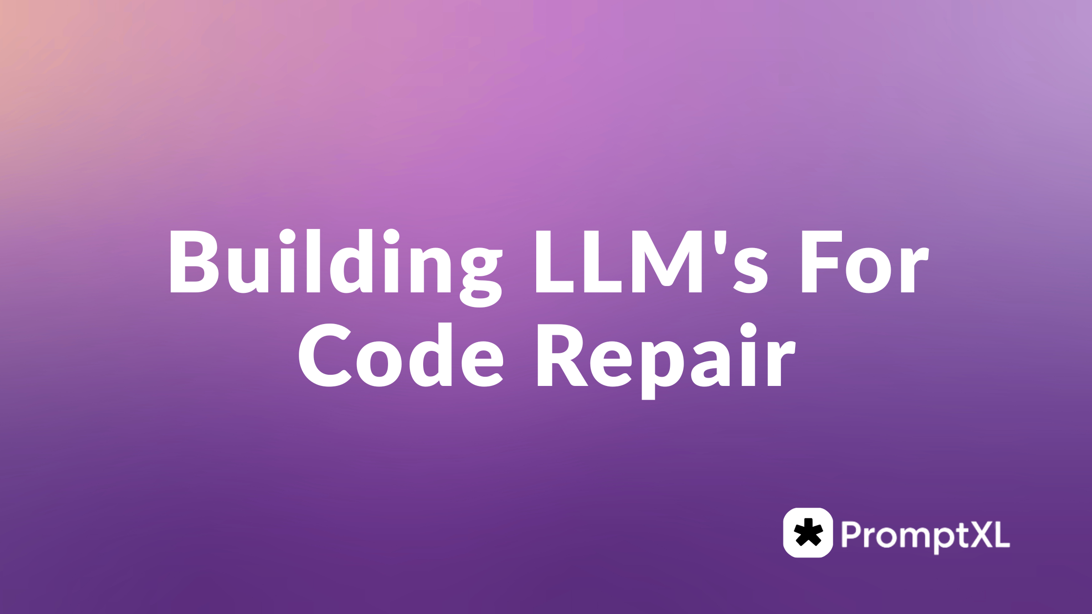 AI Code Repair Models