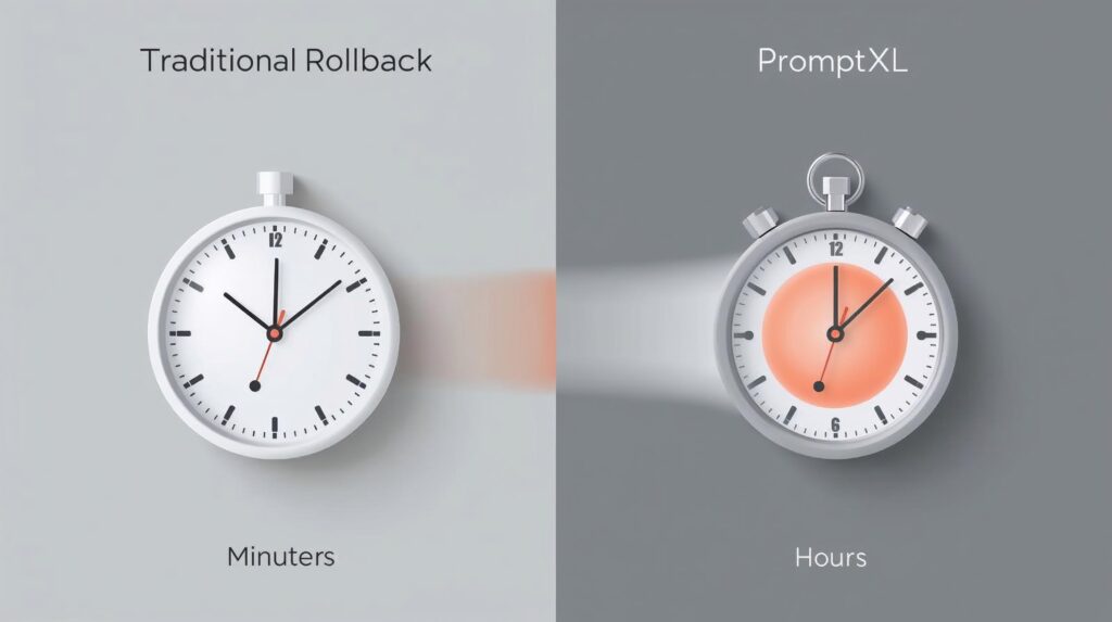 “Recover your stable build in seconds.”