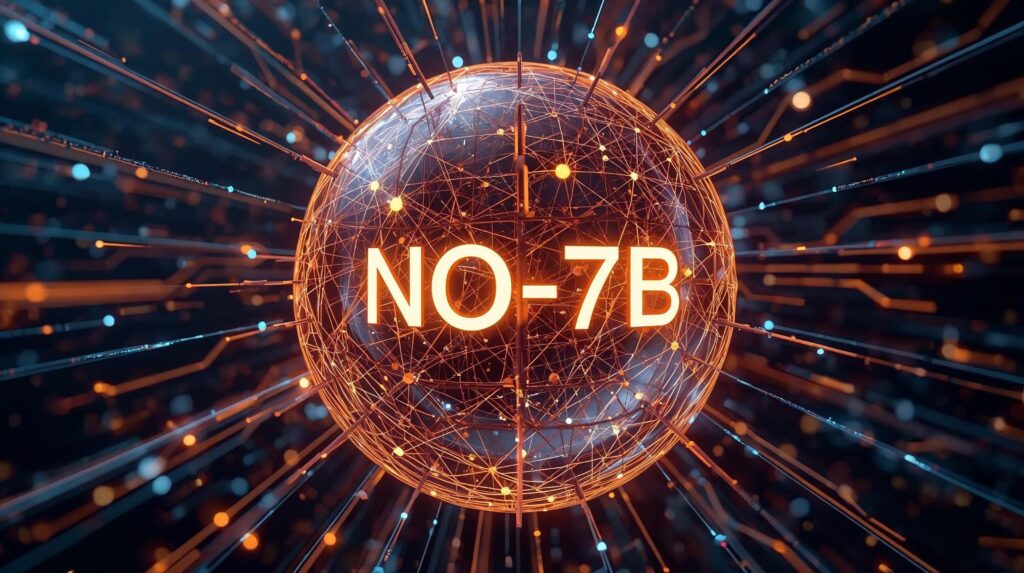 “NO-7B open-source LLM providing real-time, factual AI responses developed by Ismail Pelaseyed.”