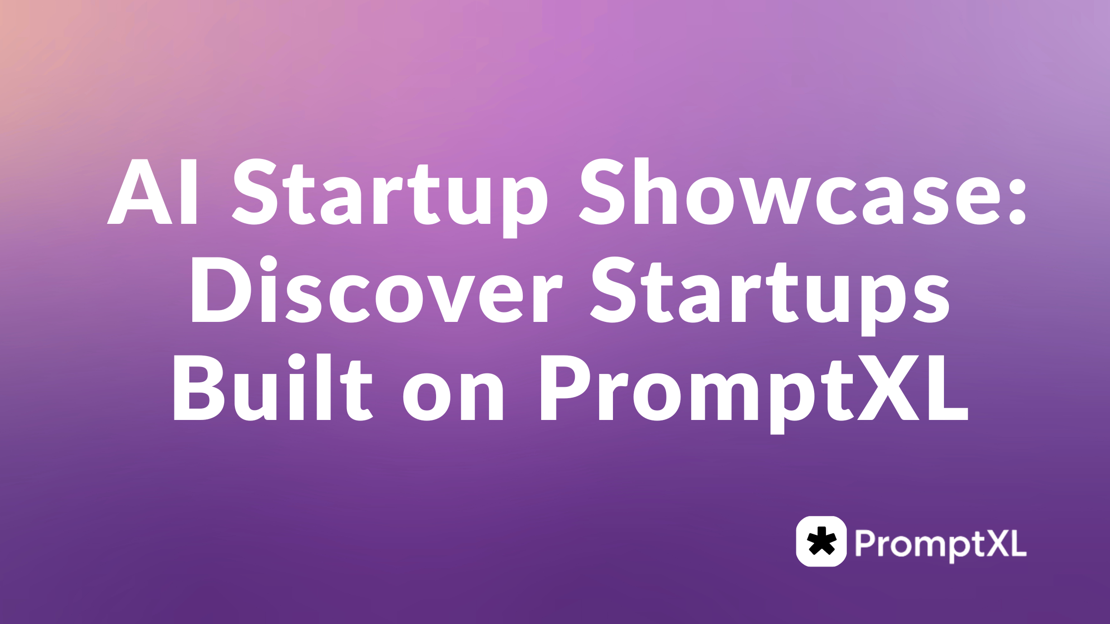 AI Startup Showcase