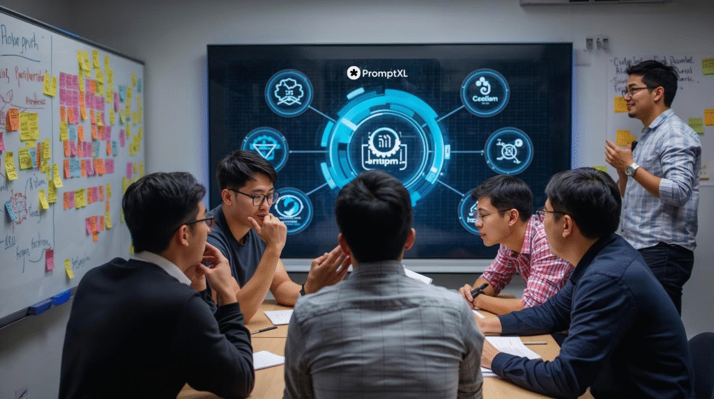 “GiantKelp AI design sprint building enterprise solutions on PromptXL”