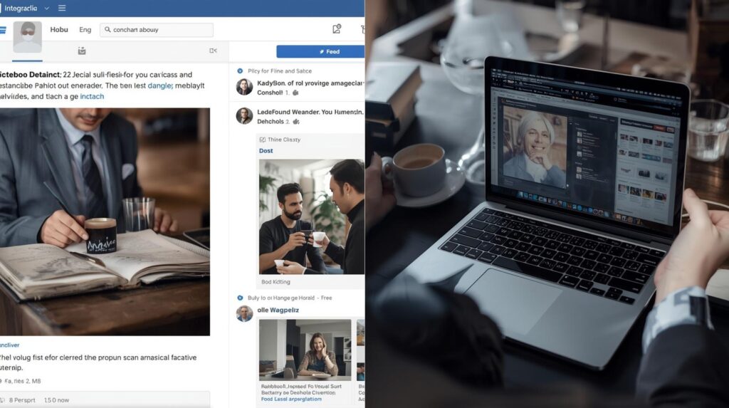 “Comparison of PromptXL’s previous and updated social features.”