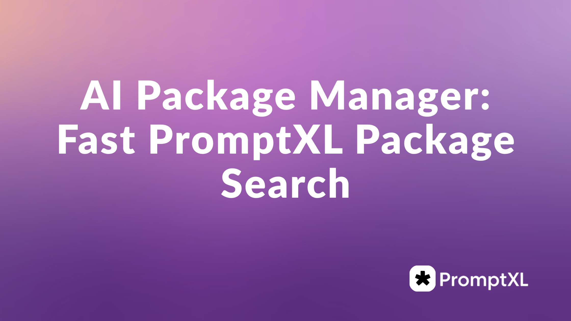 AI Package Manager